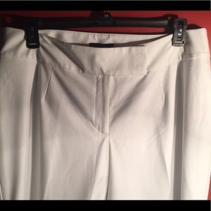Talbots white slim fit pant